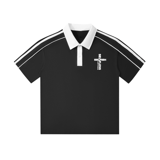 SSYC  Collar Short-Sleeve Polo Shirt